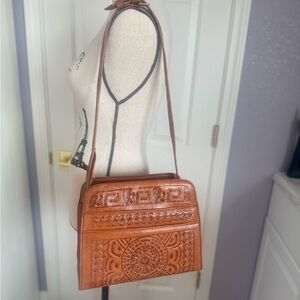 Brown Leather Handbag